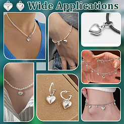 4Pcs 925 Sterling Silver Charms&nbsp;STER-NB0001-15