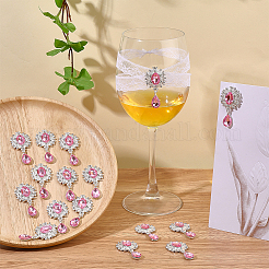 16Pcs Alloy Rhinestone Cabochons&nbsp;ALRI-FG0001-05D