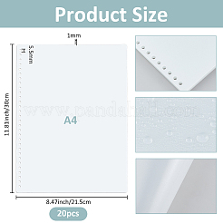 Plastic Binder Dividers&nbsp;AJEW-WH0348-757B