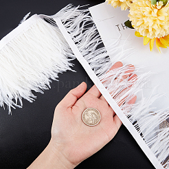 2 Yards Fashion Ostrich Feather Cloth Strand Costume Accessories&nbsp;FIND-GF0003-42B