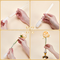 8Pcs 4 Styles Glass Test Tube&nbsp;AJEW-UN0005-48