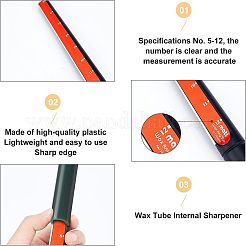 Wax Tube Ring Mandrel Sizer&nbsp;TOOL-WH0148-01