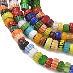 Handemade Millefiori Lampwork Beads&nbsp;LAMP-D009-01C