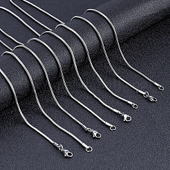304 Stainless Steel Snake Chain Necklaces&nbsp;STAS-UN0019-88P