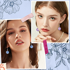 DIY Blank Dome 304 Stainless Steel Dangle Earring Making Kit&nbsp;DIY-SP0001-08C-P