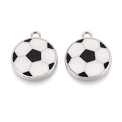 Eco-Friendly Alloy Enamel Hollow Pendants&nbsp;X-PALLOY-R122-09