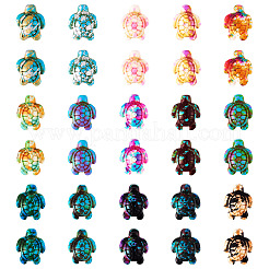 60Pcs 15 Styles Spray Painted Synthetic Turquoise Beads&nbsp;G-TA0002-19