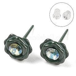 Hypoallergenic Bioceramics Zirconia Ceramic Stud Earrings&nbsp;EJEW-C111-10D
