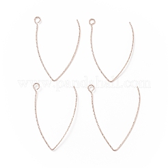 Ion Plating(IP) 316 Stainless Steel Earrings Finding&nbsp;STAS-B025-02RG