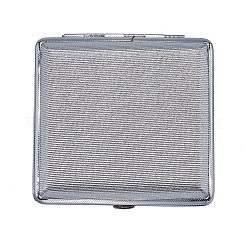 Shining Square Alloy Cigarette Cases&nbsp;AJEW-L014-02