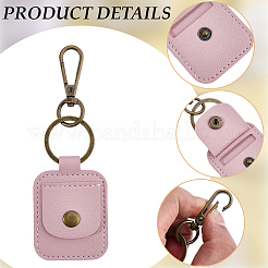 Rectangle PU Leather Ring Holder Pendant Decoration&nbsp;AJEW-WH20054-027B
