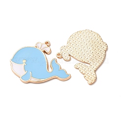 Alloy Enamel Pendants&nbsp;ENAM-B033-02B