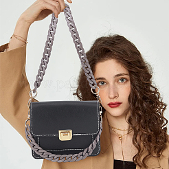 2Pcs 2 Style Matte Style Acrylic Cable Chain Bag Handles&nbsp;FIND-WR0007-72