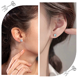 4 Styles 925 Sterling Silver Earrings Findings&nbsp;FIND-PH0022-76