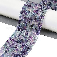 Natural Colorful Fluorite Beads Strands&nbsp;G-P553-E01-03