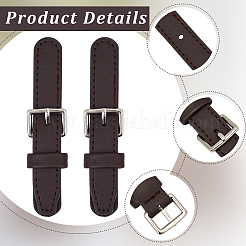 8 Pairs PU Leather Toggle Buckles&nbsp;DIY-GF0012-96A