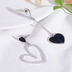 1 Pair Alloy Dangle Stud Earrings&nbsp;EJEW-LP0003-54P-02