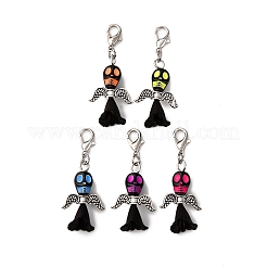 Acrylic Skull Pendant Decorations&nbsp;HJEW-JM04066