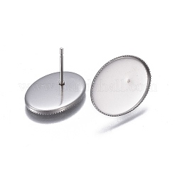Non-Tarnish 304 Stainless Steel Stud Earring Findings&nbsp;LS-STAS-P236-43P