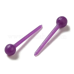 Plastic Tiny Ball Stud Earrings&nbsp;EJEW-N022-01K