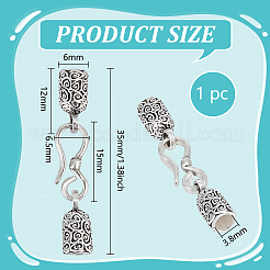 1Pc
S925 Sterling Silver Cord Ends&nbsp;STER-BC0001-02