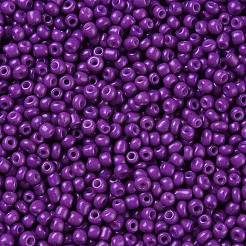 Baking Paint Glass Seed Beads&nbsp;SEED-US0003-2mm-K11