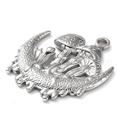 Non-Tarnish 304 Stainless Steel Pendants&nbsp;STAS-M323-42P