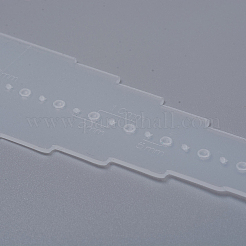 PVC Plastic Belt Hole Templates&nbsp;TOOL-WH0121-04