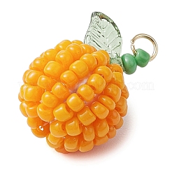 Seed Beads Beaded Pendants&nbsp;PALLOY-TA00159-03