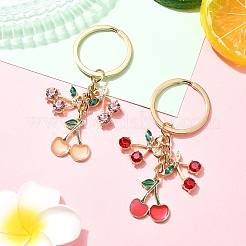Alloy Resin and Rhinestone Keychain&nbsp;X1-KEYC-YW00141-01