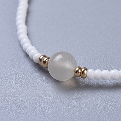 Nylon Thread Braided Beads Bracelets&nbsp;BJEW-JB04346-09