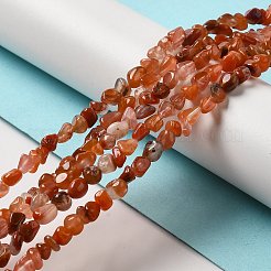 Natural South Red Agate Beads Strands&nbsp;G-D081-A07