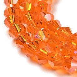 Transparent Electroplate Glass Beads Strands&nbsp;EGLA-A039-T6mm-B11