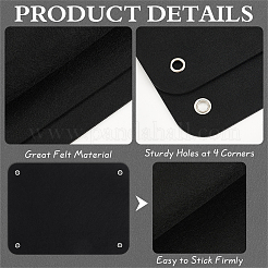 Rectangle Felt Board&nbsp;AJEW-WH0060-24P