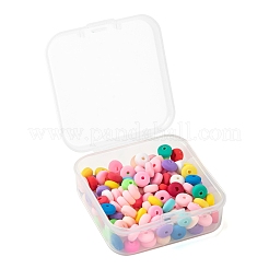 4 Colors Handmade Polymer Clay Beads Strands&nbsp;CLAY-FS0001-06