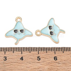 Alloy Enamel Pendants&nbsp;AL-CBAE435-17G-05