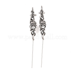 Halloween 316 Stainless Steel Ear Wrap Crawler Hook Earrings&nbsp;AJEW-C044-17B-AS