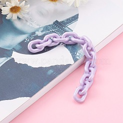 Handmade Opaque Acrylic Cable Chains&nbsp;AJEW-JB00924-02
