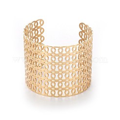 304 Stainless Steel Cuff Bangles&nbsp;BJEW-E361-08