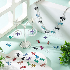 96Pcs 12 Colors Spray Paint 430 Stainless Steel Charms&nbsp;STAS-TA0006-06