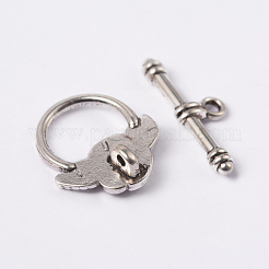 Tibetan Style Toggle Clasps&nbsp;LS-LF0026Y-NF