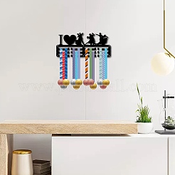 Sports Theme Iron Medal Hanger Holder Display Wall Rack&nbsp;ODIS-WH0055-040