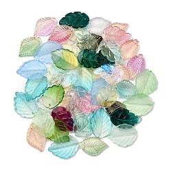 50Pcs 3 Styles Transparent Glass Pendants&nbsp;GLAA-FP0001-28