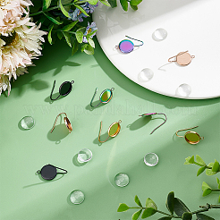 DIY Blank Dome Earring Making Kit&nbsp;DIY-UN0003-75