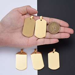 PVD Vacuum Plating 304 Stainless Steel Big Pendants&nbsp;STAS-I140-19E-G