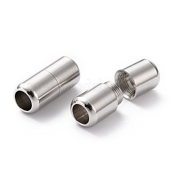 Non-Tarnish 303 Stainless Steel Screw Clasps&nbsp;STAS-L251-001P