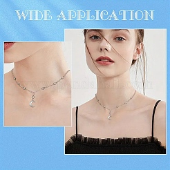 5Pcs 304 Stainless Steel Moon Charms&nbsp;STAS-YW0003-01G