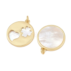 Natural Shell Pendants&nbsp;KK-L251-44G-A04