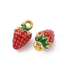 304 Stainless Steel Enamel Pendants&nbsp;X-STAS-B085-42G-01