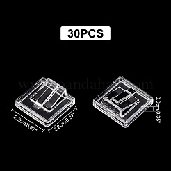 Square Transparent Acrylic Single Ring Display Stands&nbsp;RDIS-WH0016-01A